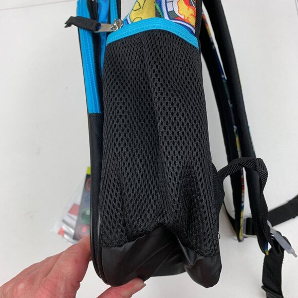 Pokemon Pikachu Backpack Kids 17-Inch Flashing Lights Trading Card Pack Bioworld - Picture 7 of 7